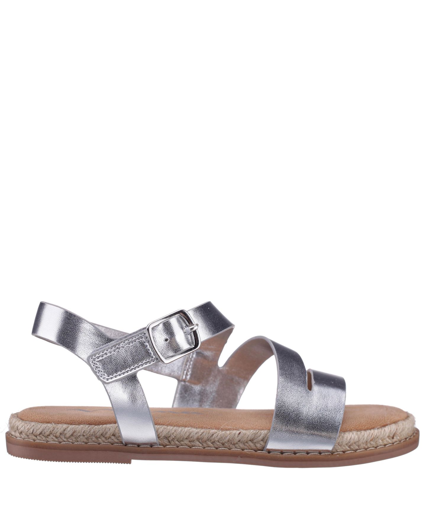 Сандалии Nina Girls Dance Flat Sandal, цвет: Серебряный — фото 2