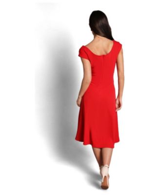 red cocktail dress nearby Velvi - Sutton Slip Dress - Red - Final Sale