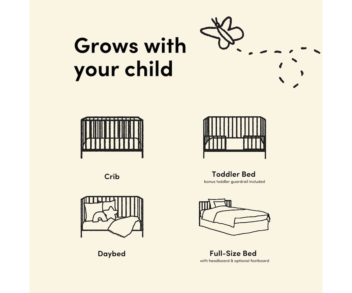 Storkcraft Casablanca Deluxe 5-in-1 Convertible Crib with Drawer