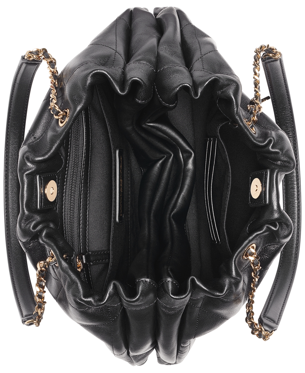 Karl Lagerfeld Paris Amandine Leather Medium Shoulder Handbag