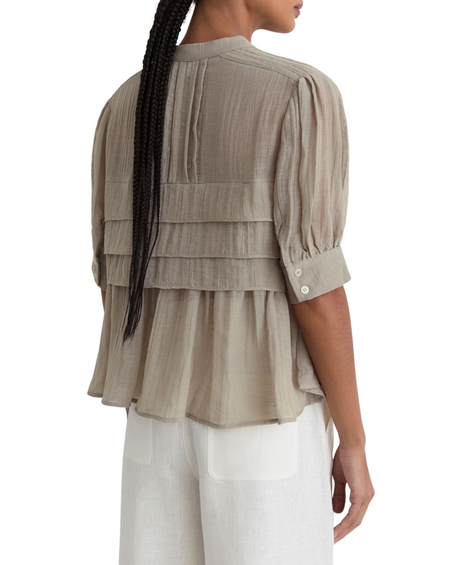 Women's Georgia Frill Front Top