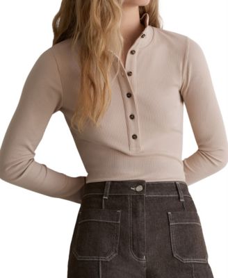 Women's Ida Button Funnel Top