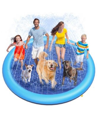 119" Dog Splash Pad Sprinkler Play Mat