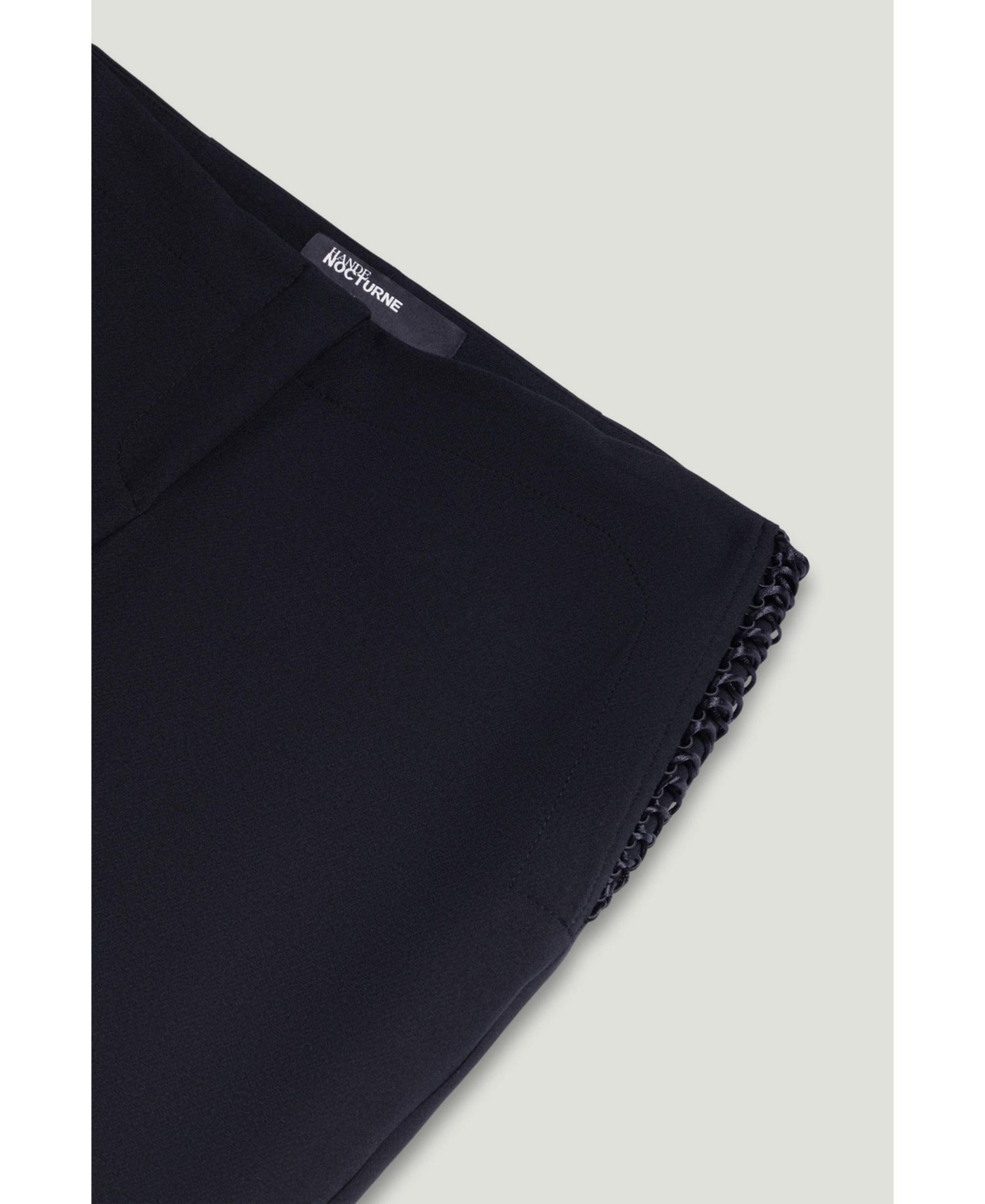 Women's Side-Tie Low-Rise Slim Fit Trousers