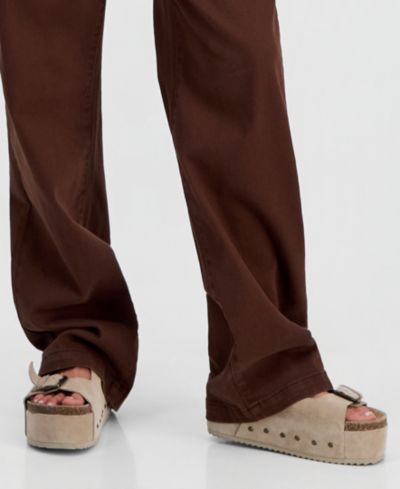Celebrity Pink Juniors' Slouchy Twill Overalls