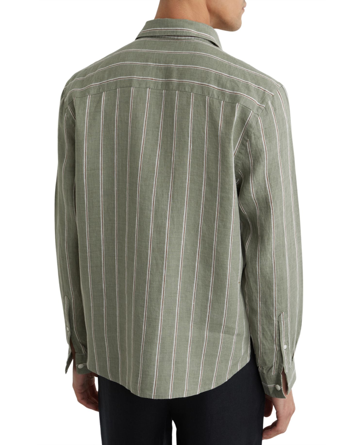 Men's Rubus Stripe Linen Shirt