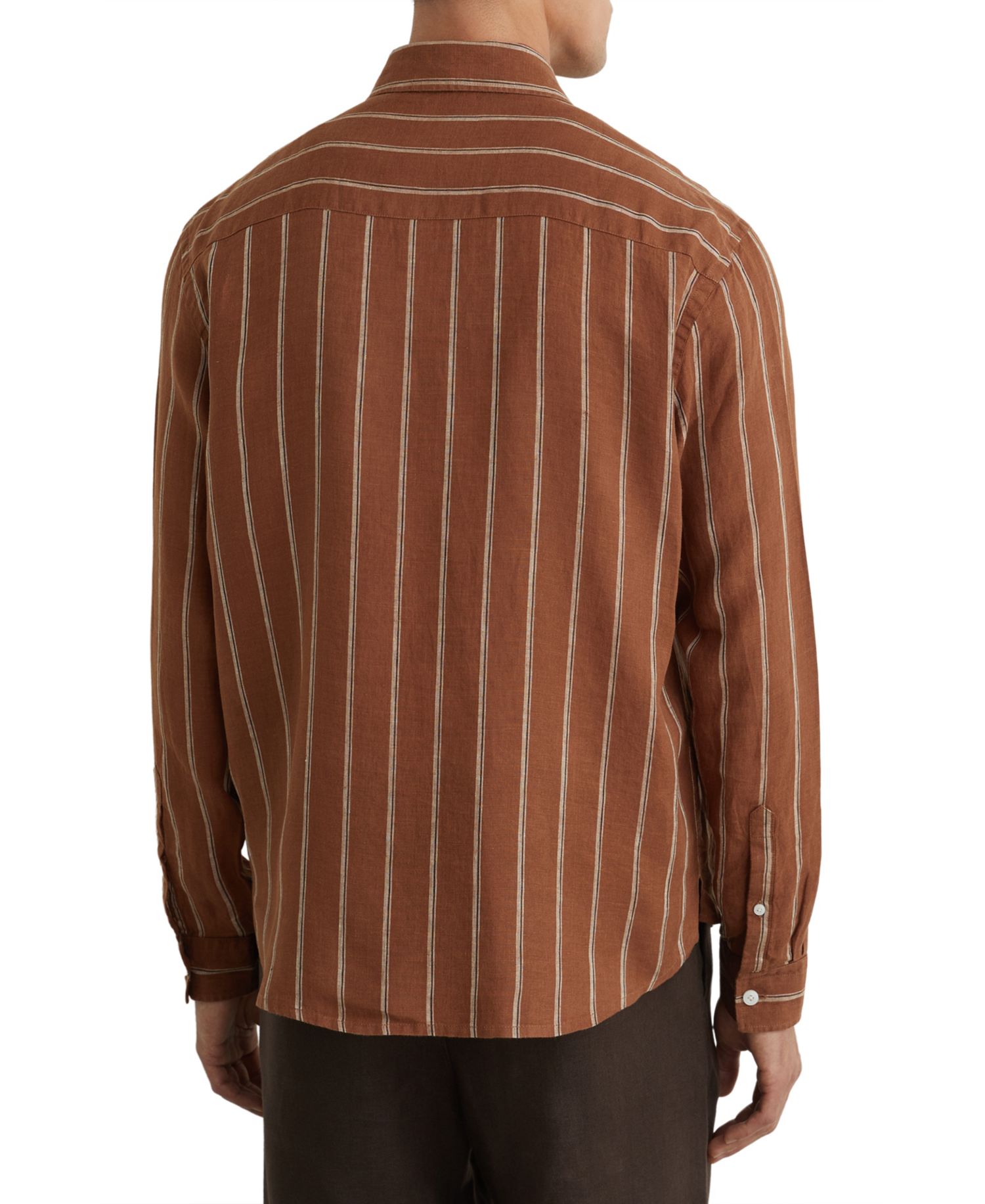 Men's Rubus Stripe Linen Shirt
