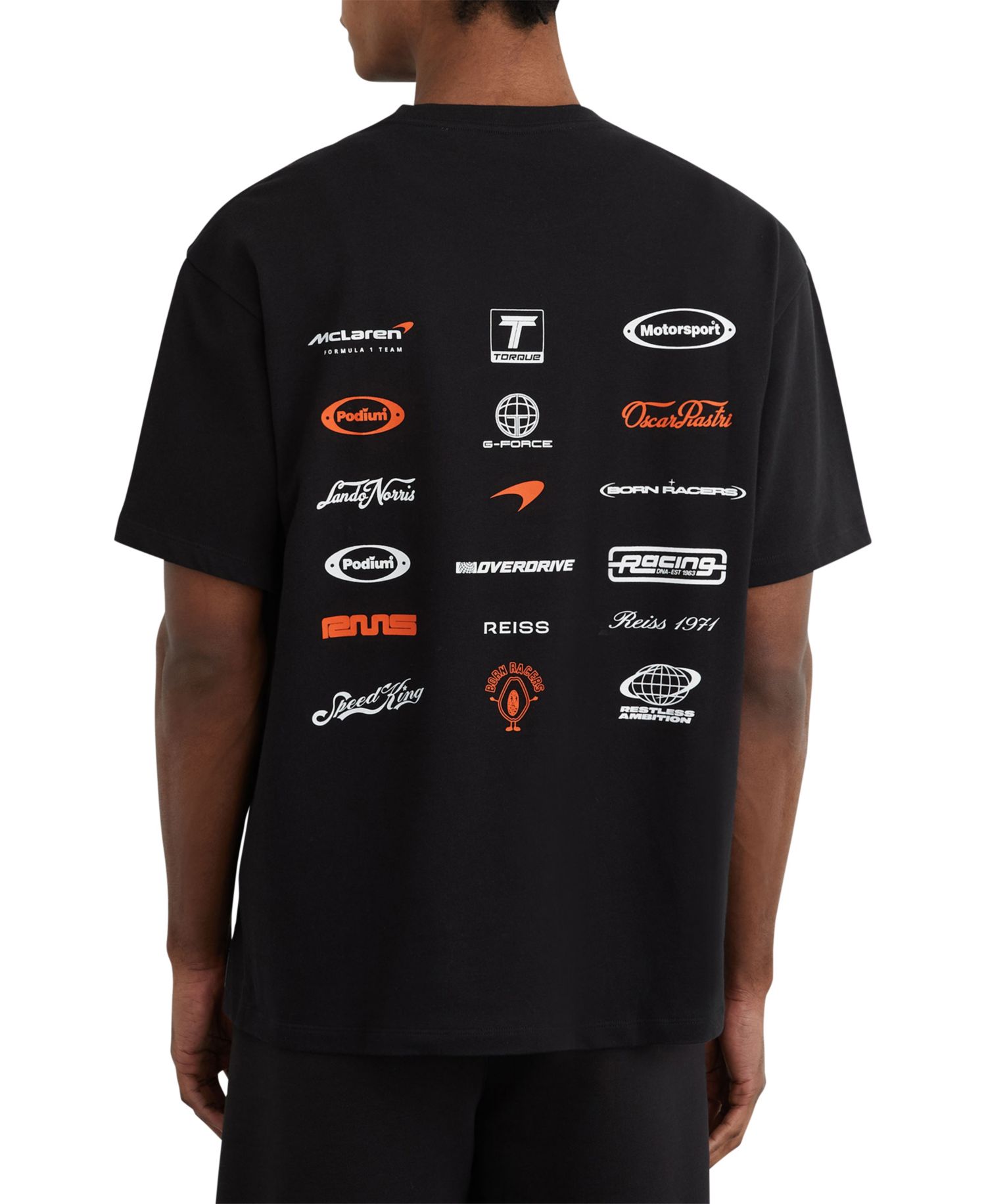 Men's Nox Logo Printed Mclaren T-Shirt