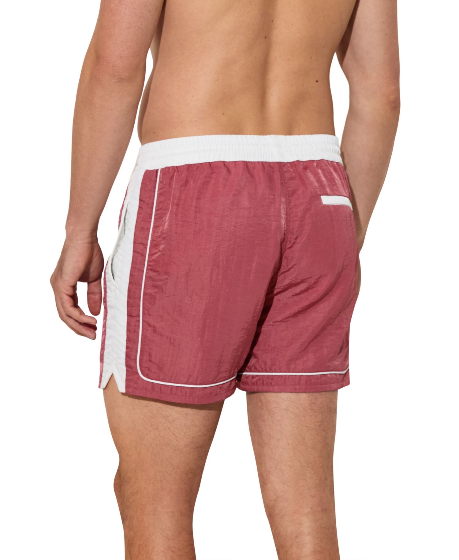 Men's Breeze Piped Detail Drawstring Swim Shorts