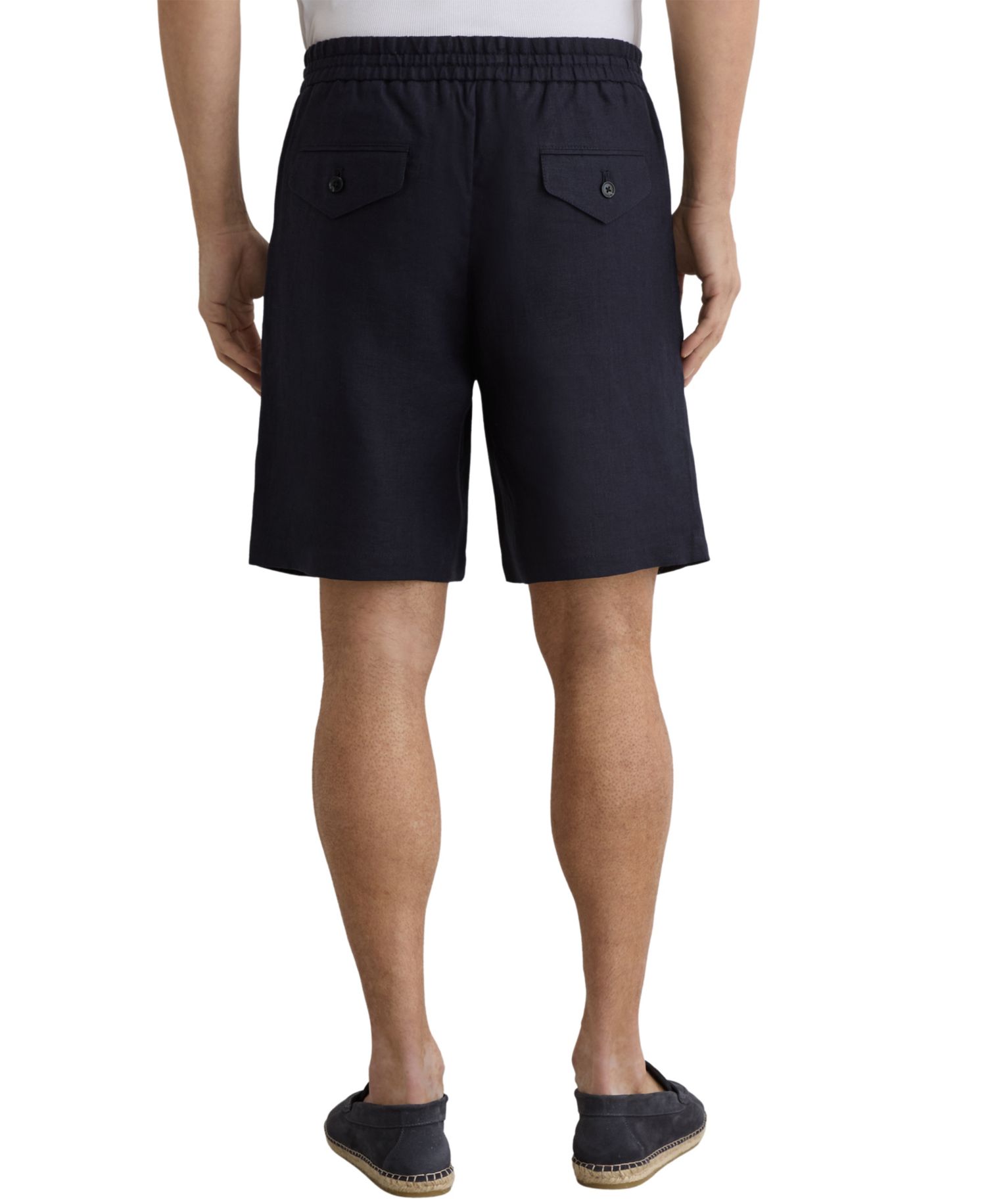 Men's Barges Shorts Linen Drawstring Shorts