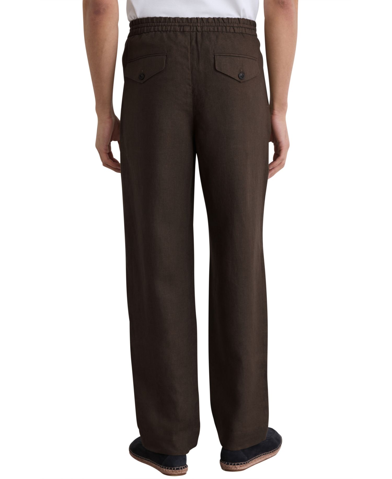 Men's Barges Relaxed Linen Drawstring Pants