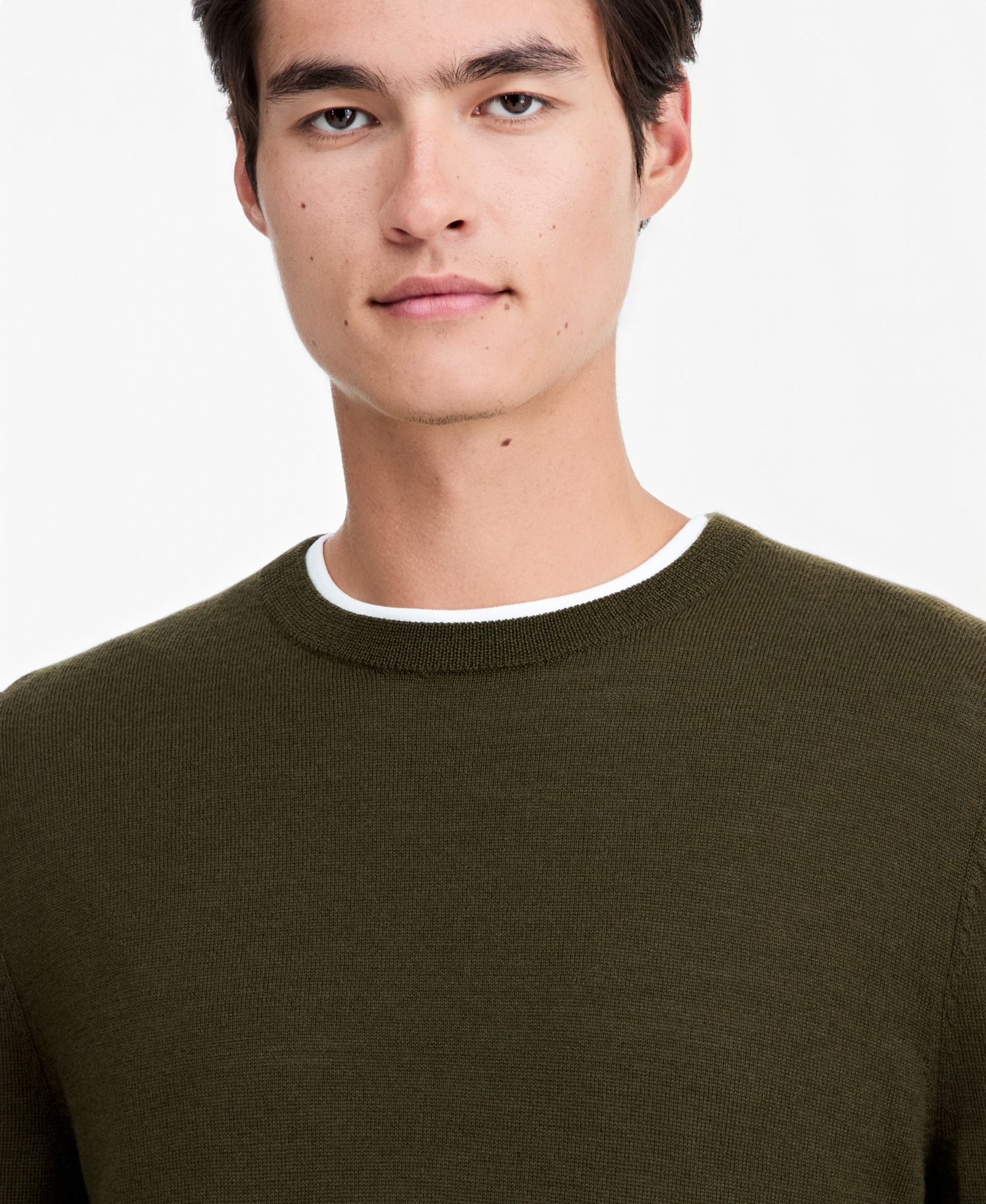 Men's Merino Wool Crewneck Sweater