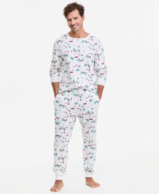 Men's Holiday Village Pajama Set