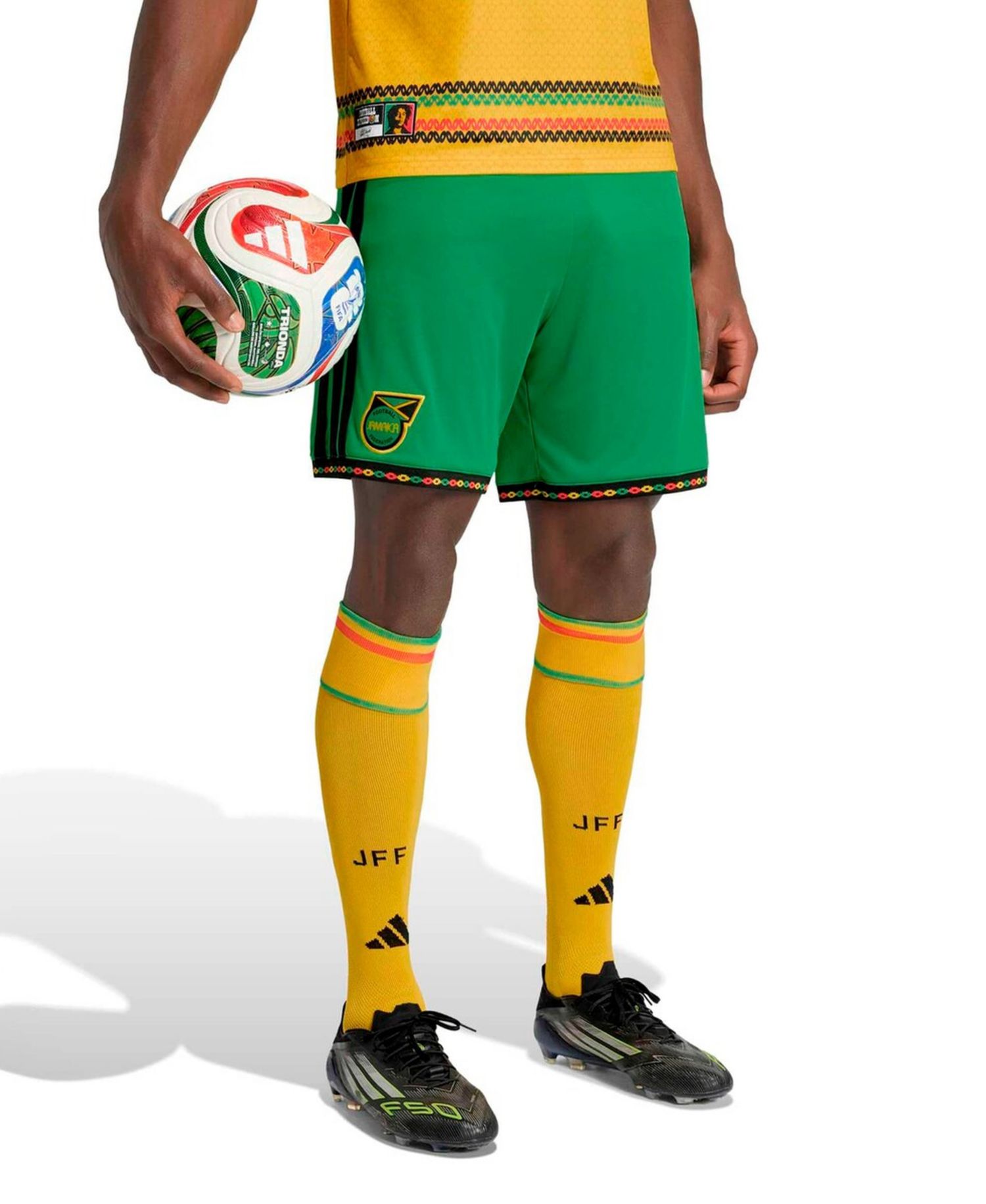 Men's Green Jamaica National Team Replica Shorts