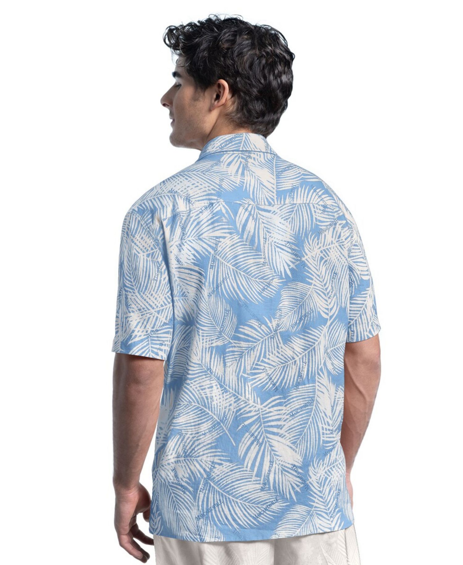 Men's Blue Philadelphia Phillies Linen Party Button-Up Shirt