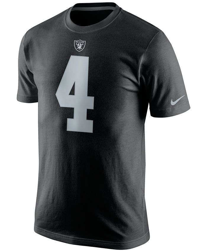 Nike Men's Derek Carr Las Vegas Raiders Pride Name and Number T-Shirt ...