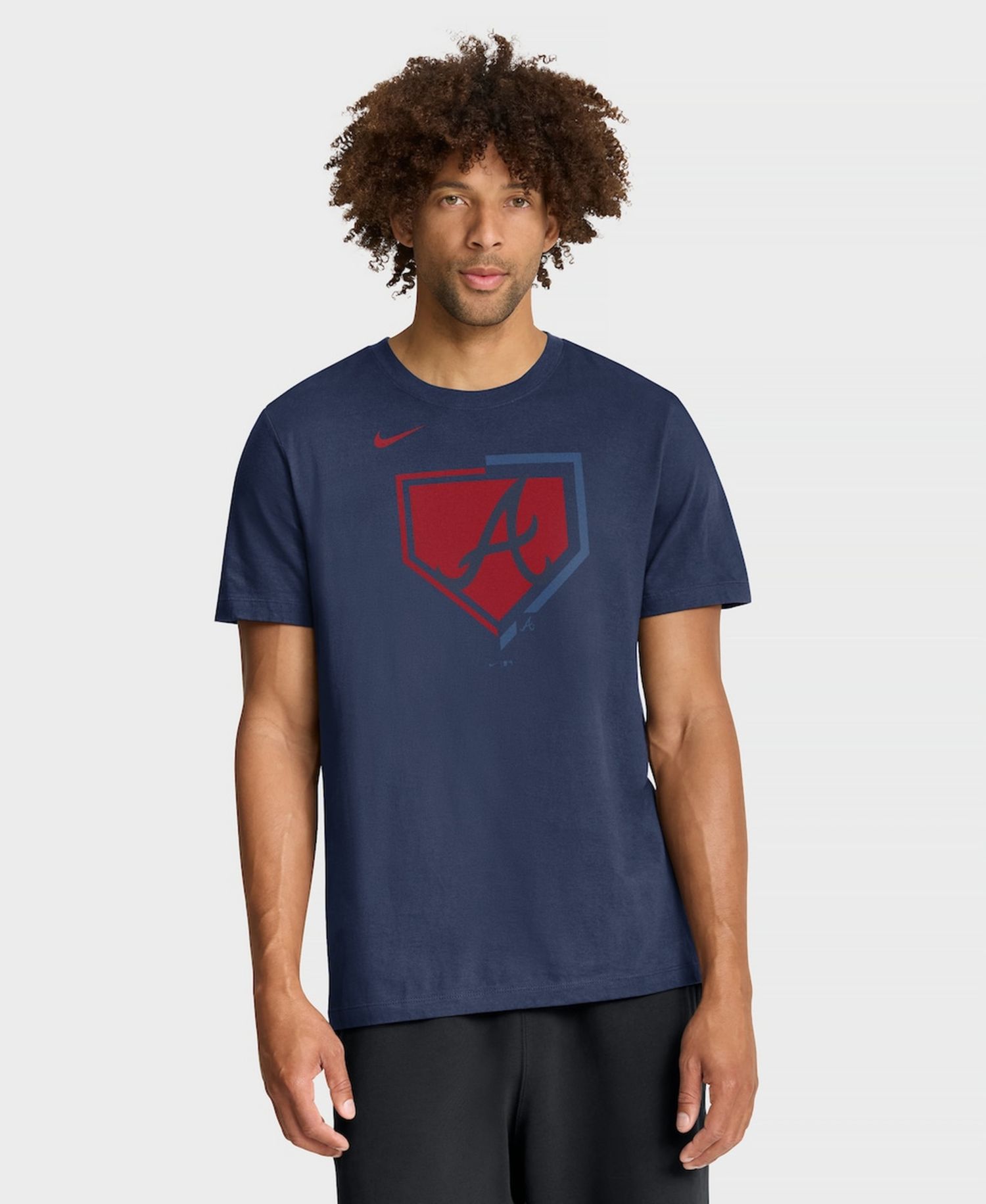 Men's Navy Atlanta Braves Icon T-Shirt
