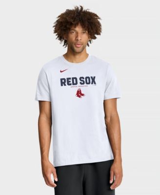 Men's White Boston Red Sox Bold Team Name T-Shirt