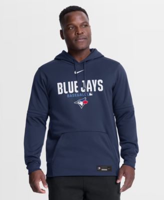 Men's Navy Toronto Blue Jays Authentic Collection Therma-FIT Hoodie