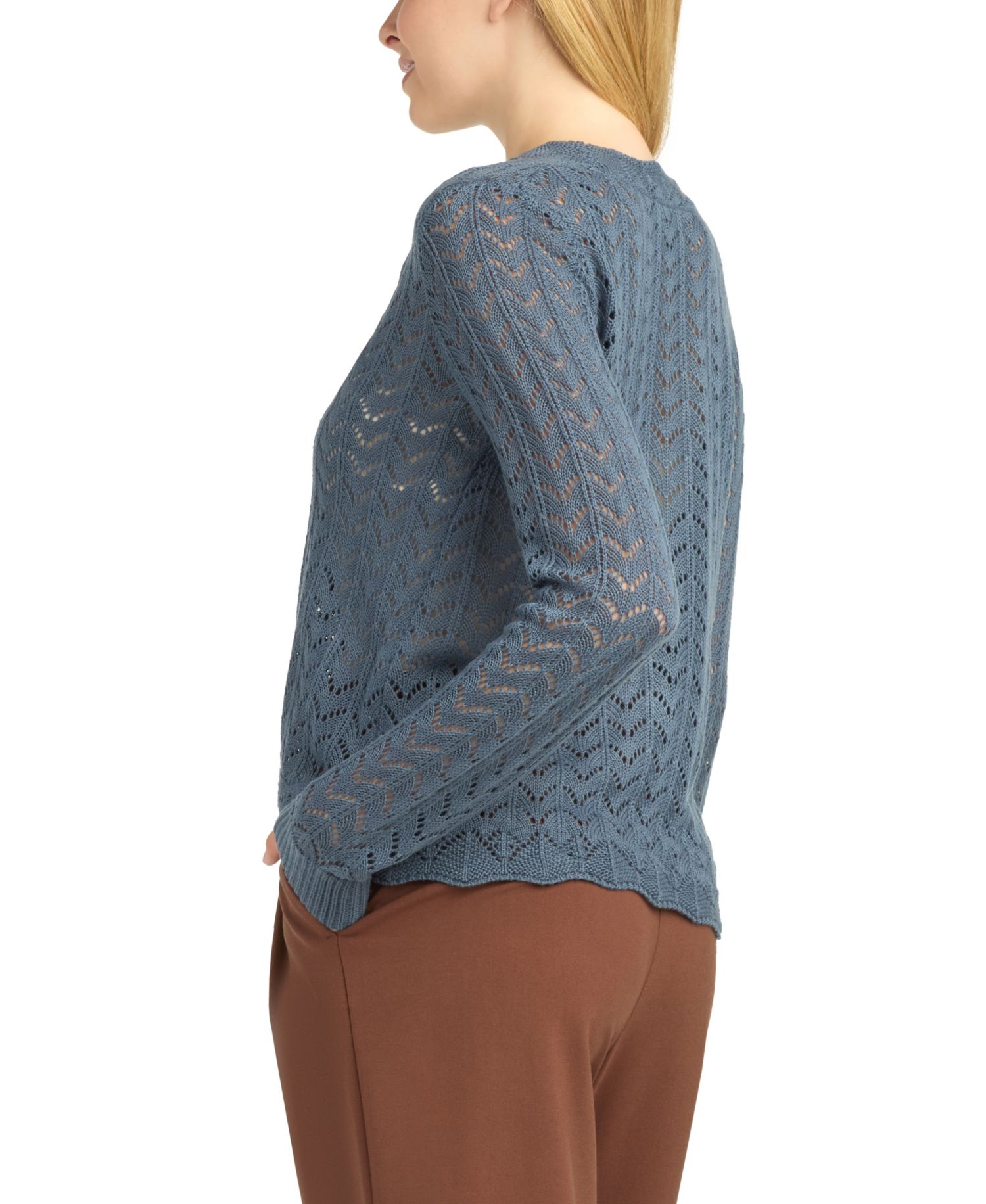 Juniors' Tie-Front Bolero Sweater