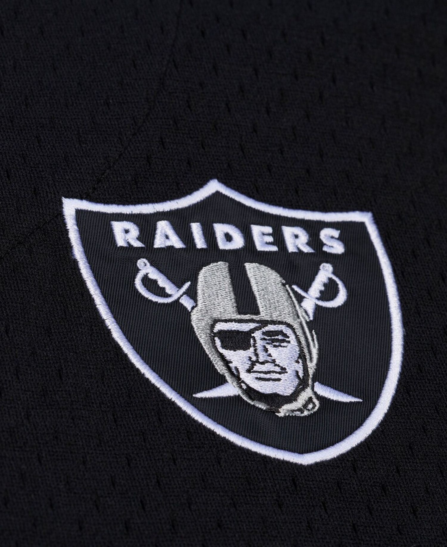 Men's Black Las Vegas Raiders Head Coach Mesh Full-Button Fashion Jersey