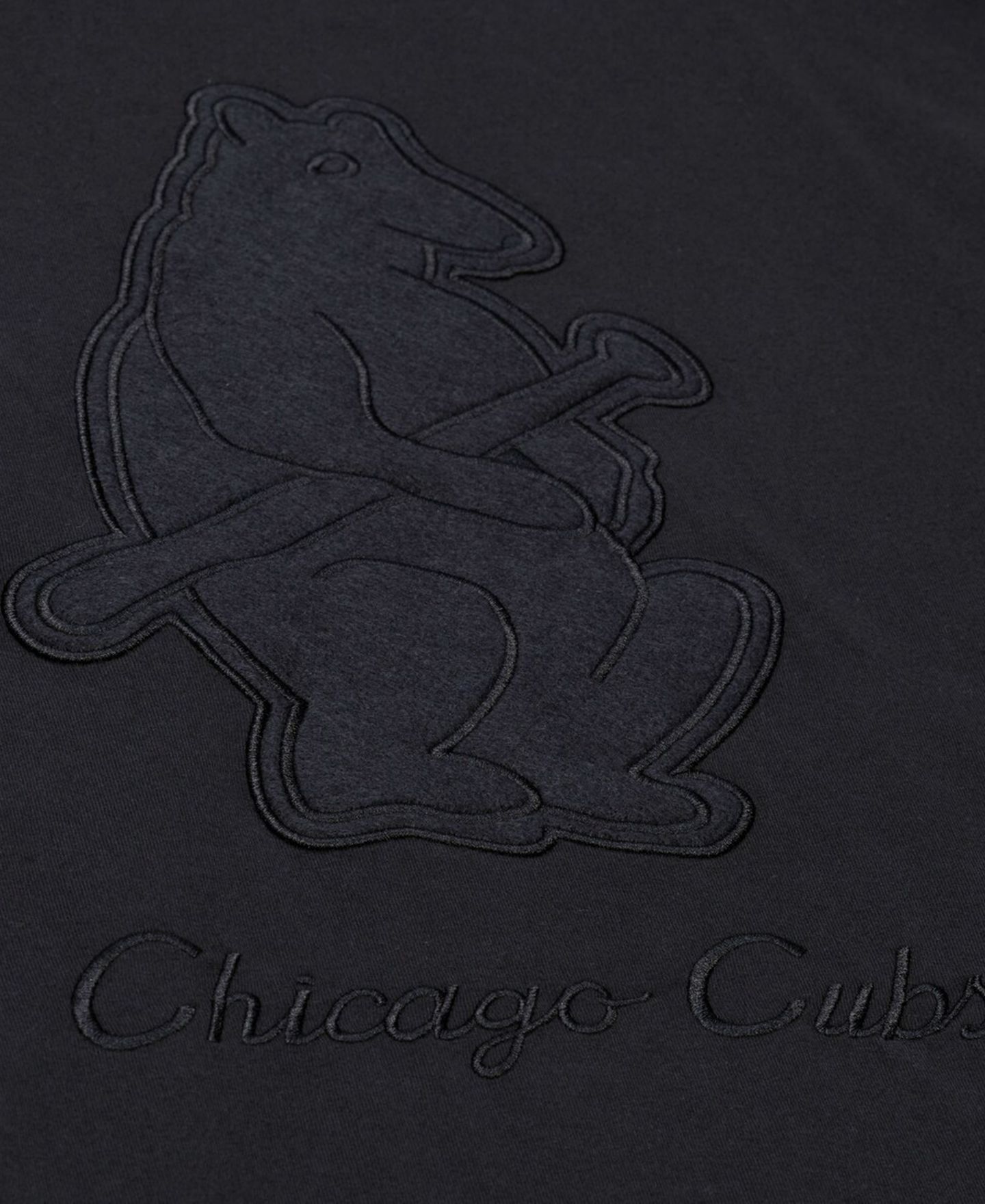 Мужская футболка Mitchell & Ness Black Chicago Cubs Cooperstown Collection Phantom — фото 3