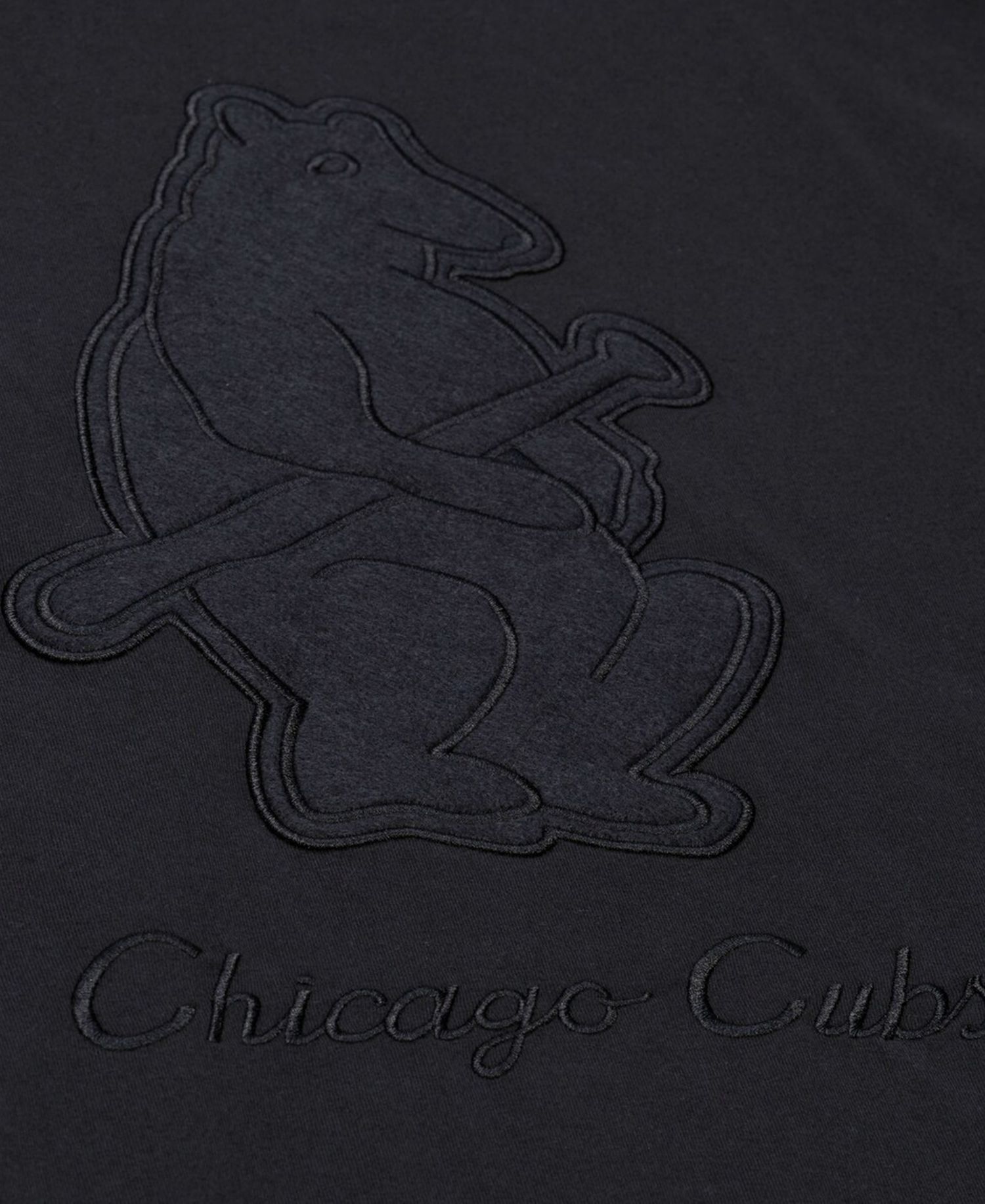 Men's Black Chicago Cubs Cooperstown Collection Phantom T-Shirt