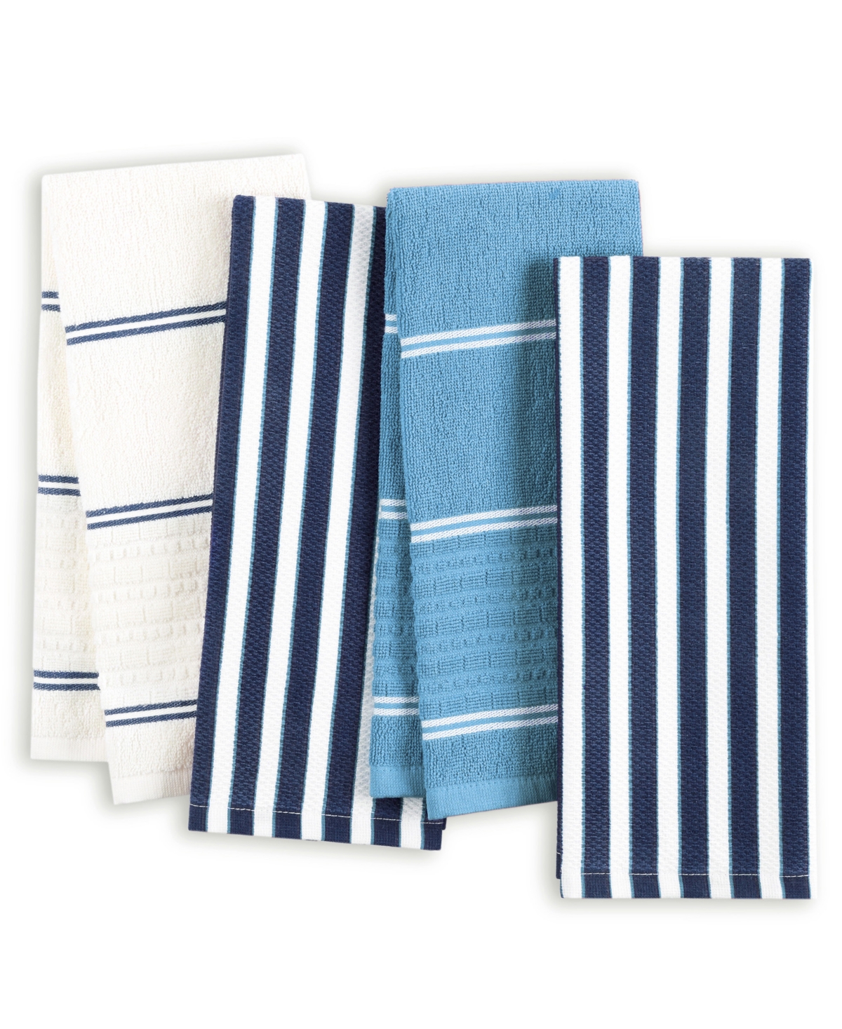 kate spade new york Botanical Stripe 4-Pack Kitchen Towels