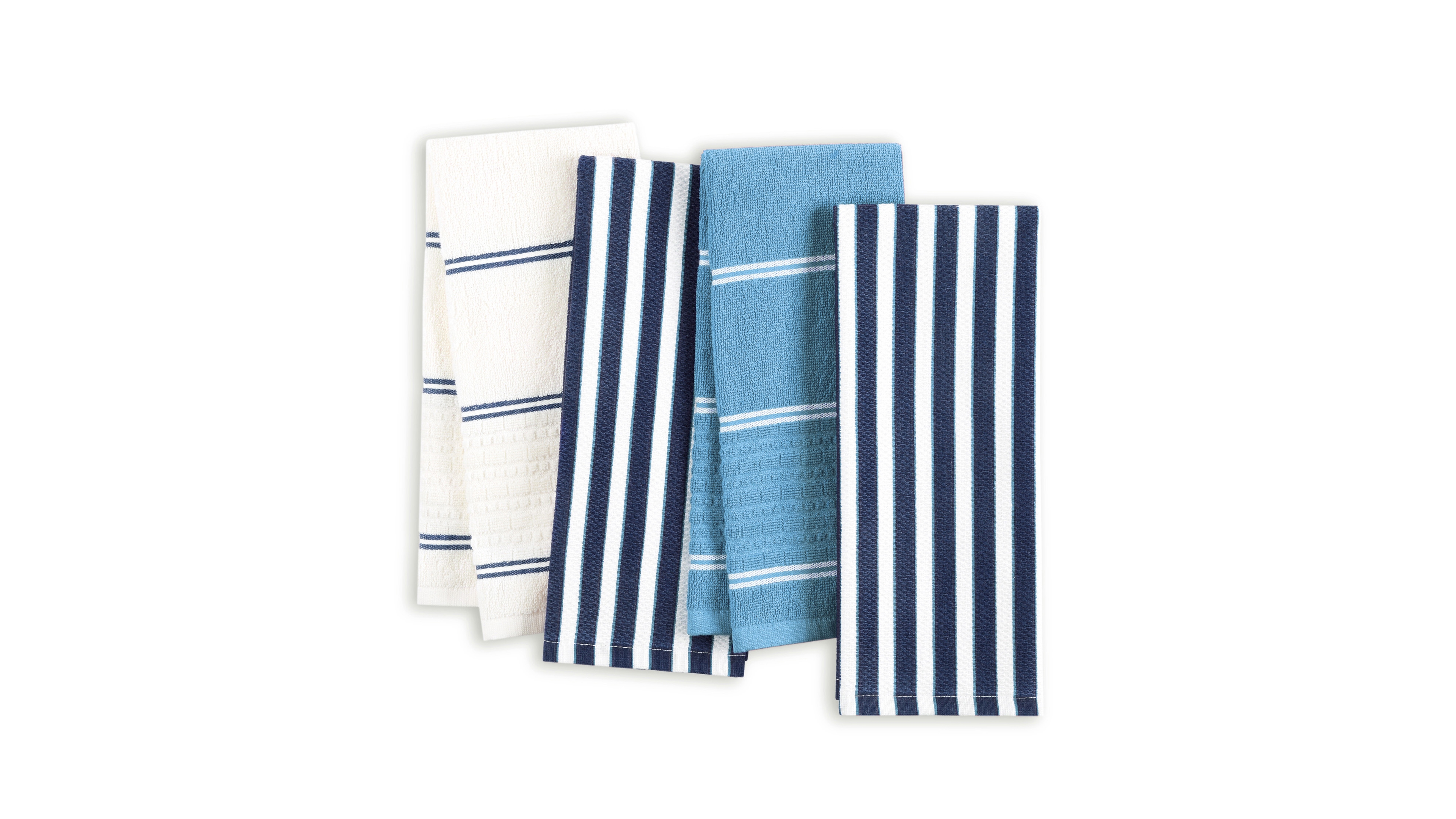 kate spade new york Botanical Stripe 4-Pack Kitchen Towels