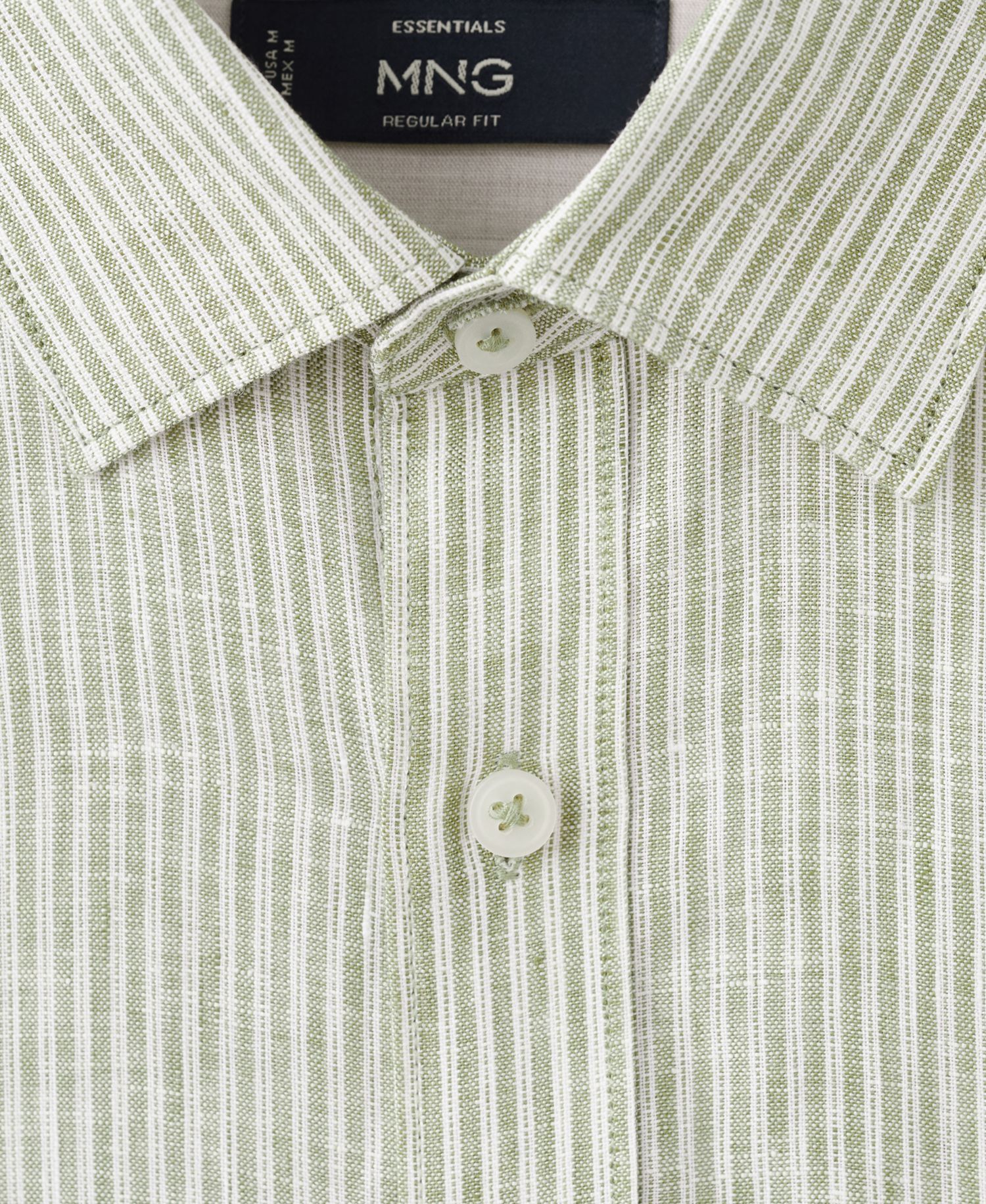 Men's Linen Striped Regular-Fit Shirt