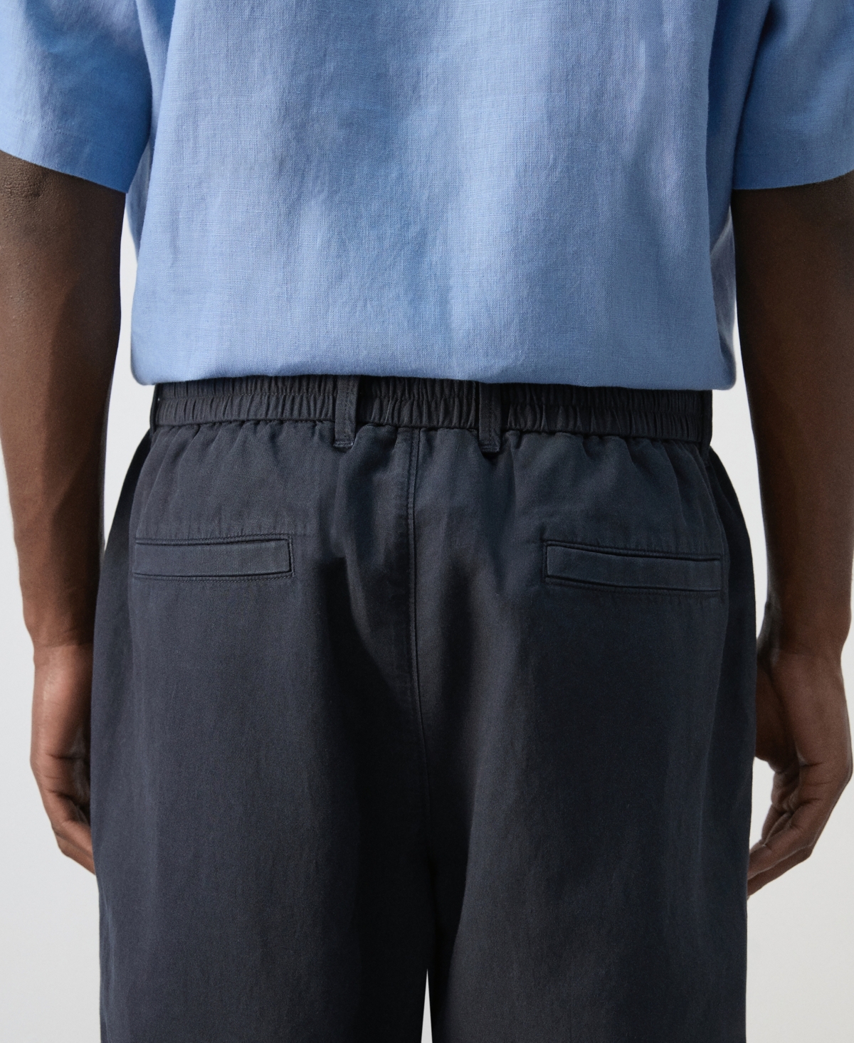 Mango Men's Regular-Fit Lyocell Linen Pants