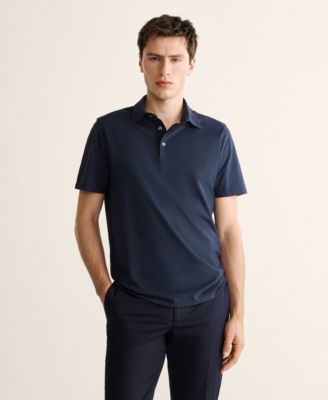 Men's Cotton Slim-Fit Polo Shirt