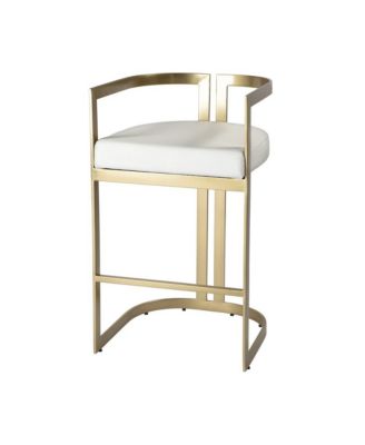 Clarence Faux Leather 28" Barstool
