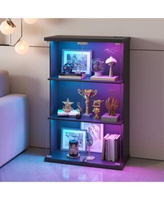 RGB Display Cabinet with Glass Doors