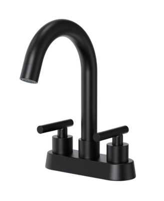 Centerset Bathroom Faucet with Drain Assembly 2-Handle Bathroom Sink
