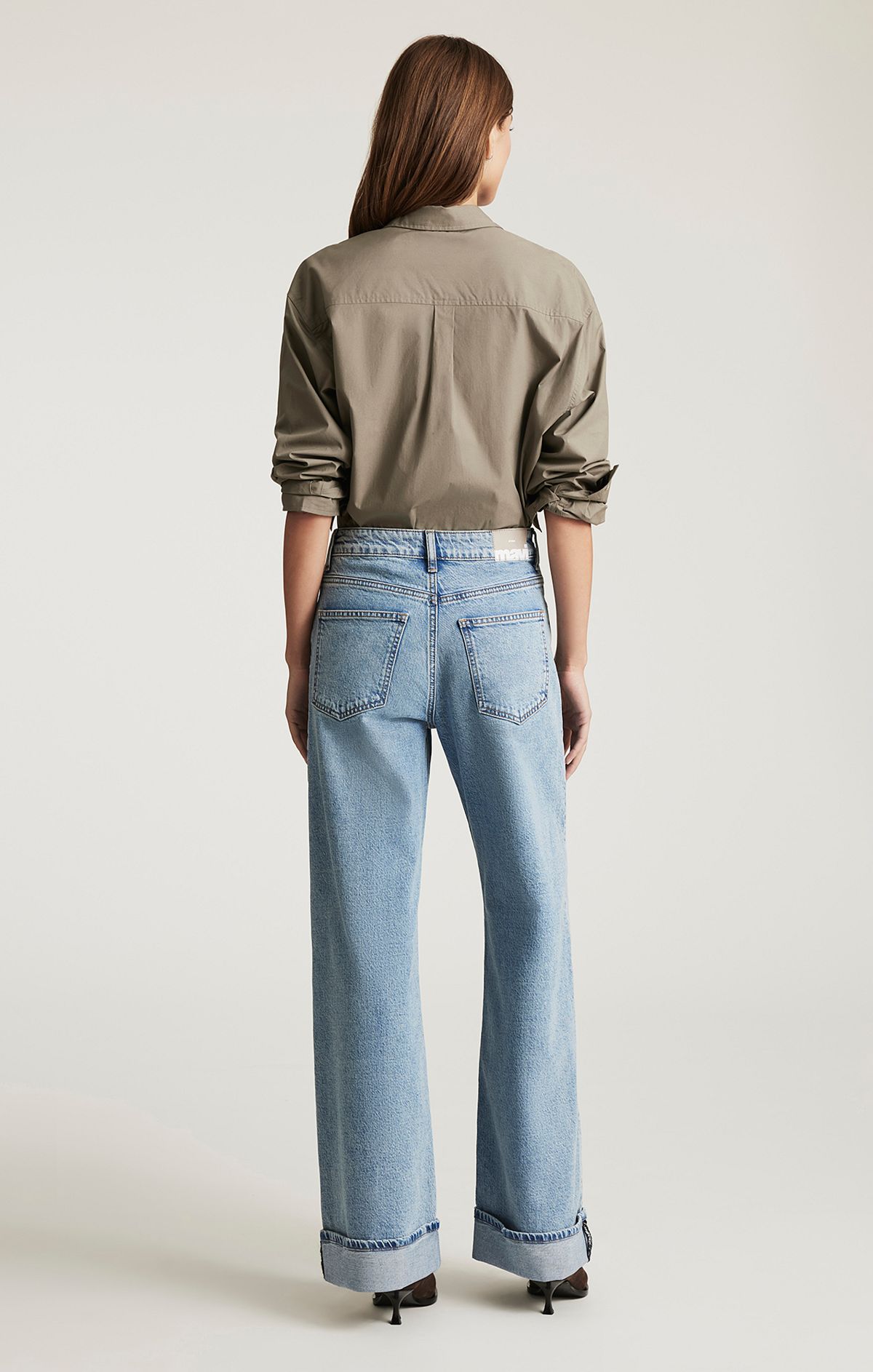 Mavi Jeans Women's Florida Mid Rise Wide Leg Jeans view 6 — MAYCSS fashion products