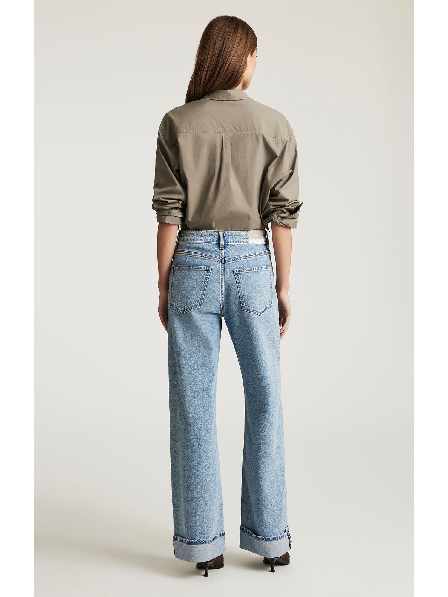 Women's Florida Mid Rise Wide Leg Jeans