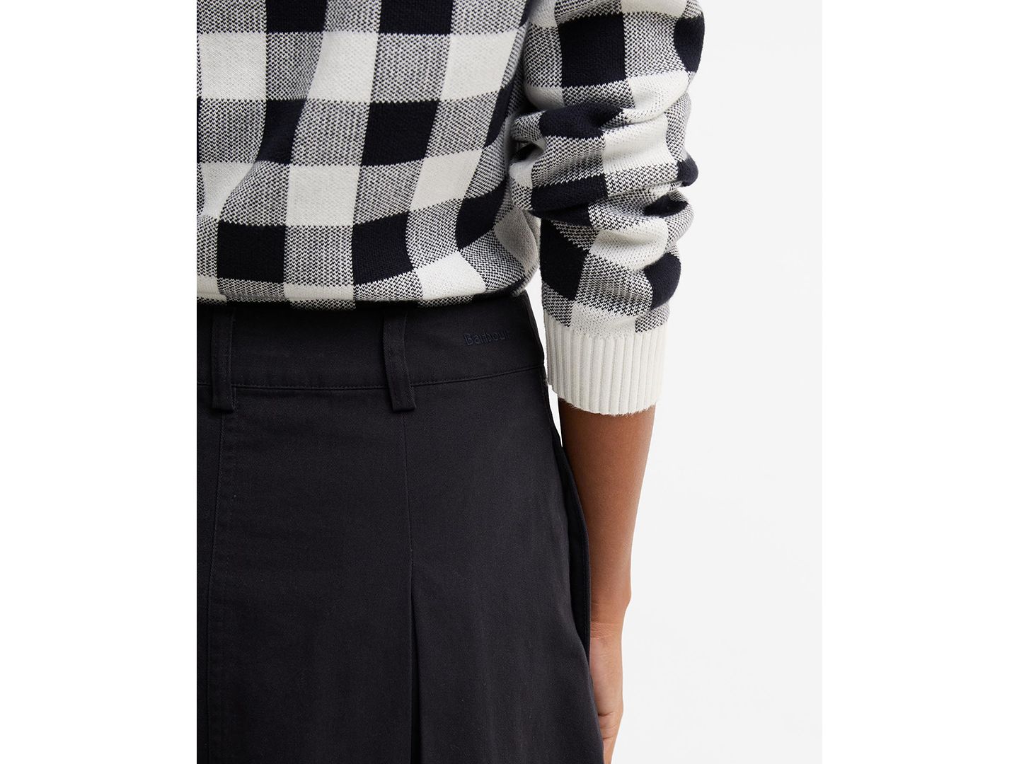 Женская юбка Barbour Aylesby Mini Pleated A-Line, цвет: Тёмный тёмно-синий — фото 4