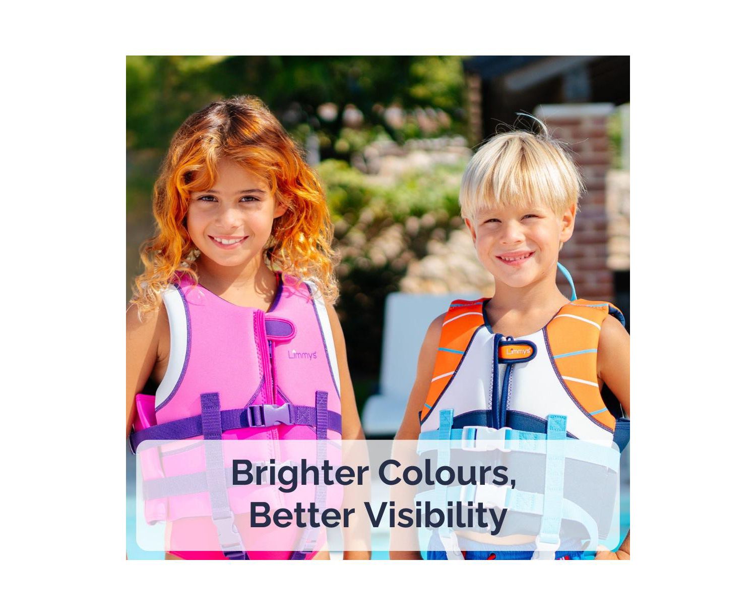 Swim Vest for Toddlers and Kids - CE-Certified Foam Panel Swimming Aid, Award-Winning Design, YKK Zip, Soft Neoprene Comfort