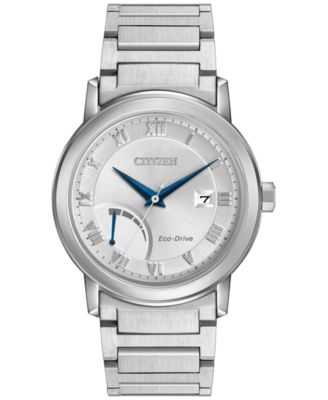 Citizen - Men's Eco-Drive Stainless Steel Bracelet Watch 41mm AW7020-51A