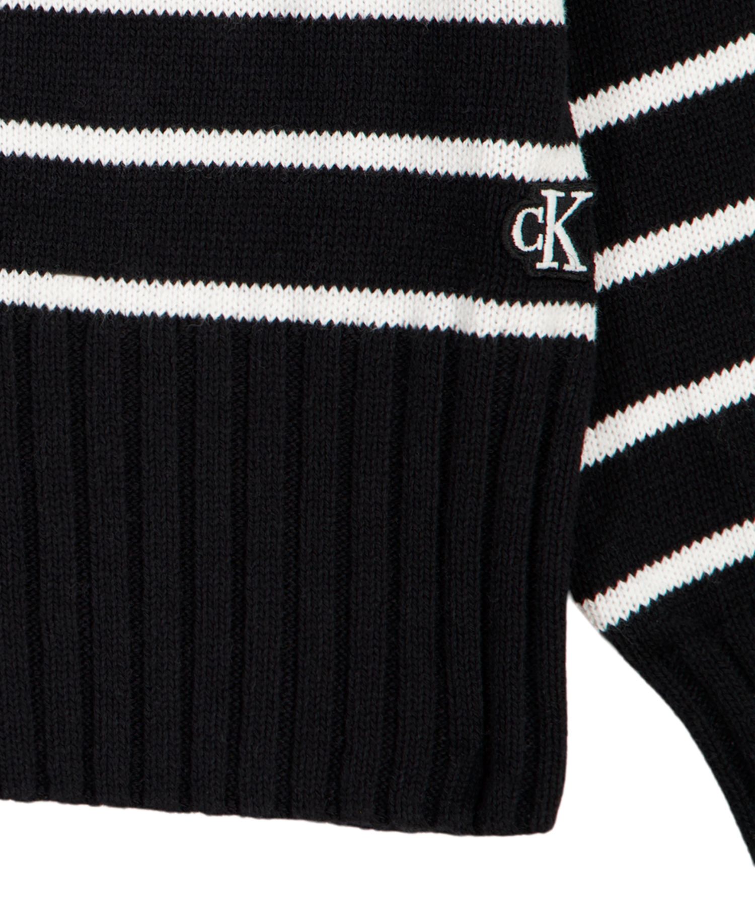 Girls' 7-16 Stripe Full-Zip Cardigan Sweater