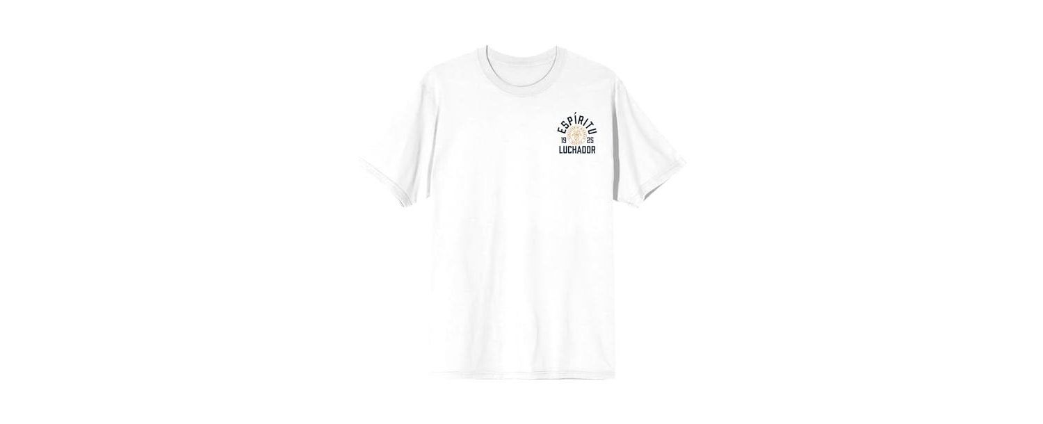 Big & Tall The Fighting Spirit Crew Neck Short Sleeve White T-shirt