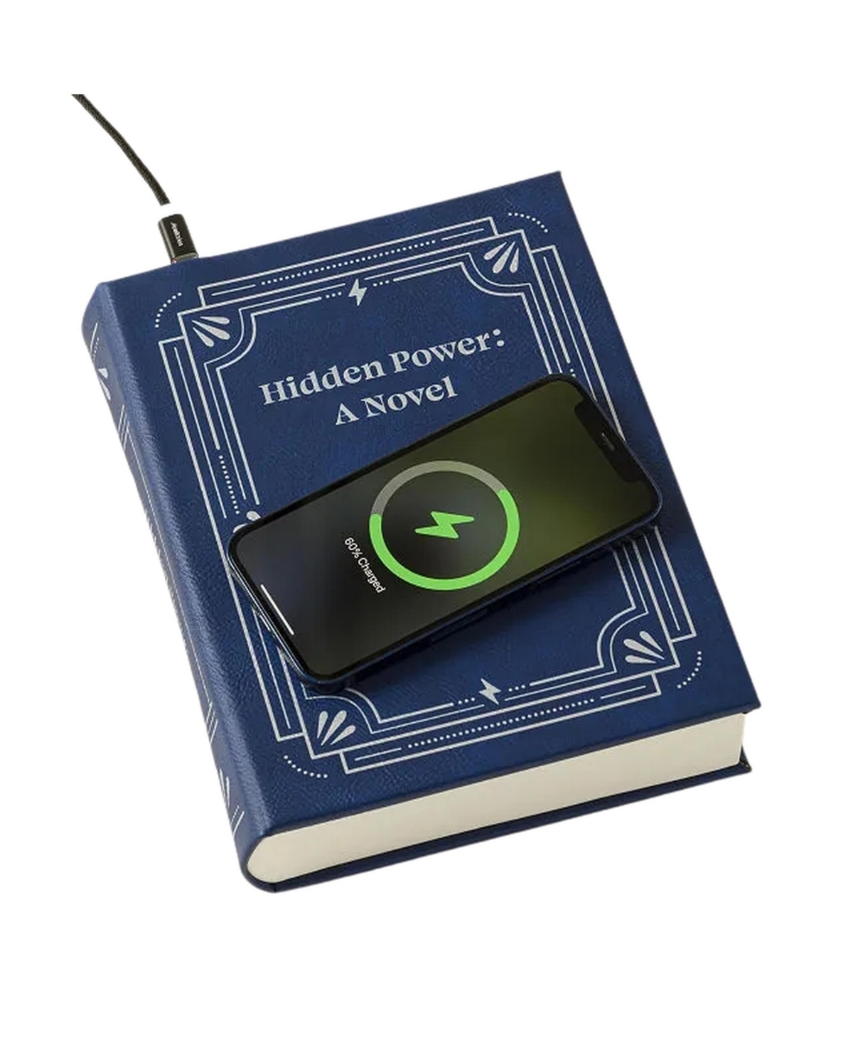 Uncommon Goods Hidden Power Wireless Charger Book