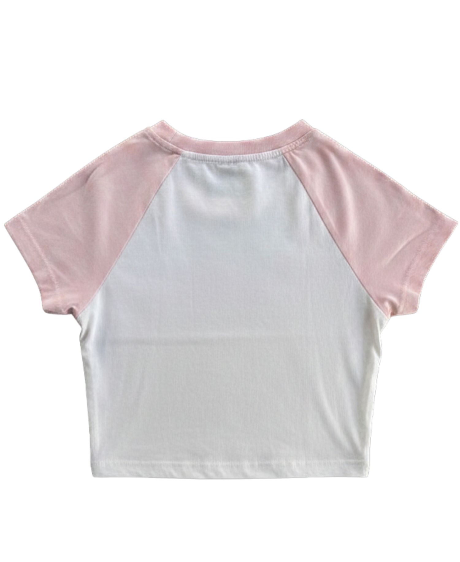 Girls' 7-16 Print Raglan Sleeve Crewneck T-Shirt