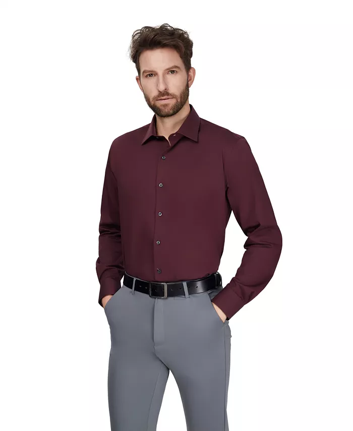 Men's Regular-Fit Solid Dress Shirt - thumbnail 9
