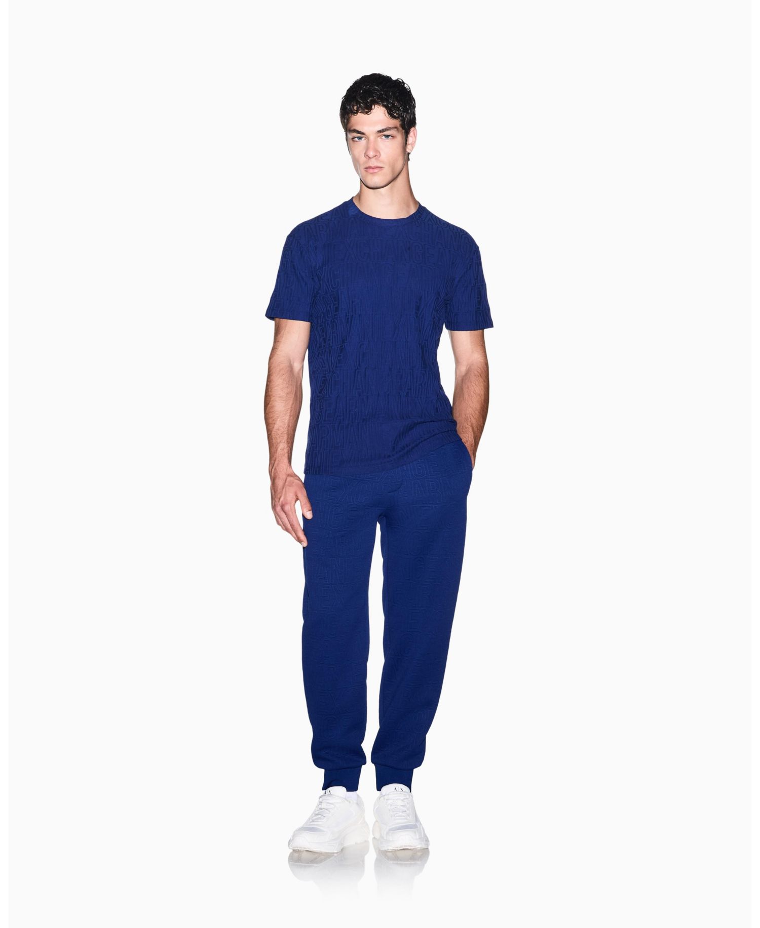Men's Jacquard All Over Logo Jogger