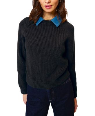 Women's Dash Denim Collar Pullover
