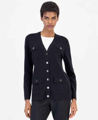 Women's Four Patch Pockets Cardigan