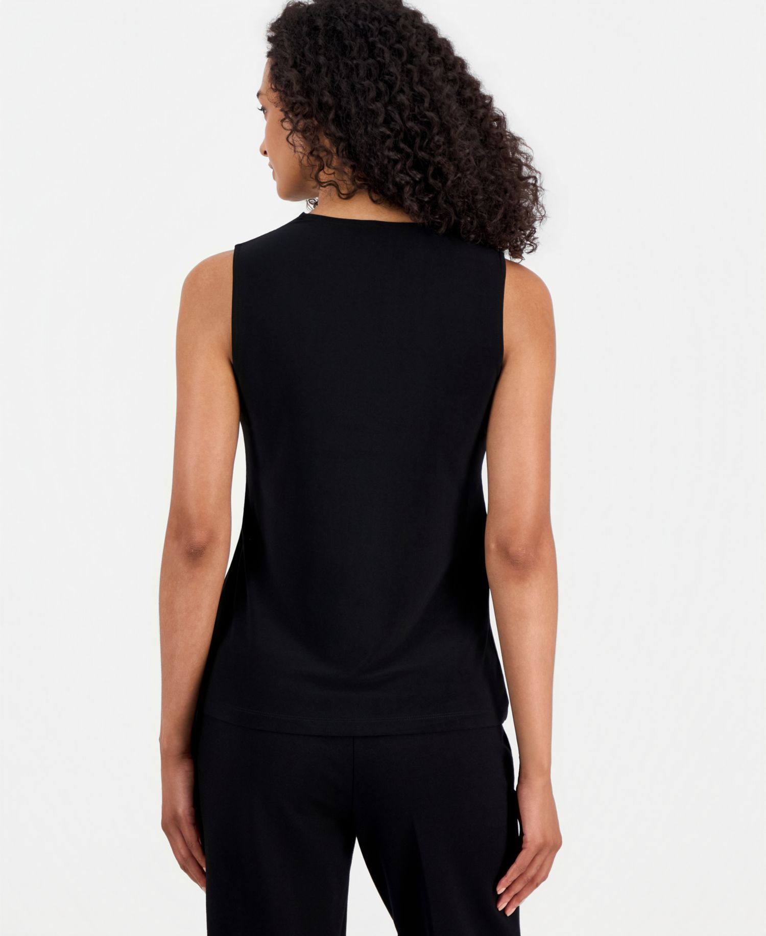 Women's Lace-Trim-V-Neck Tank Top