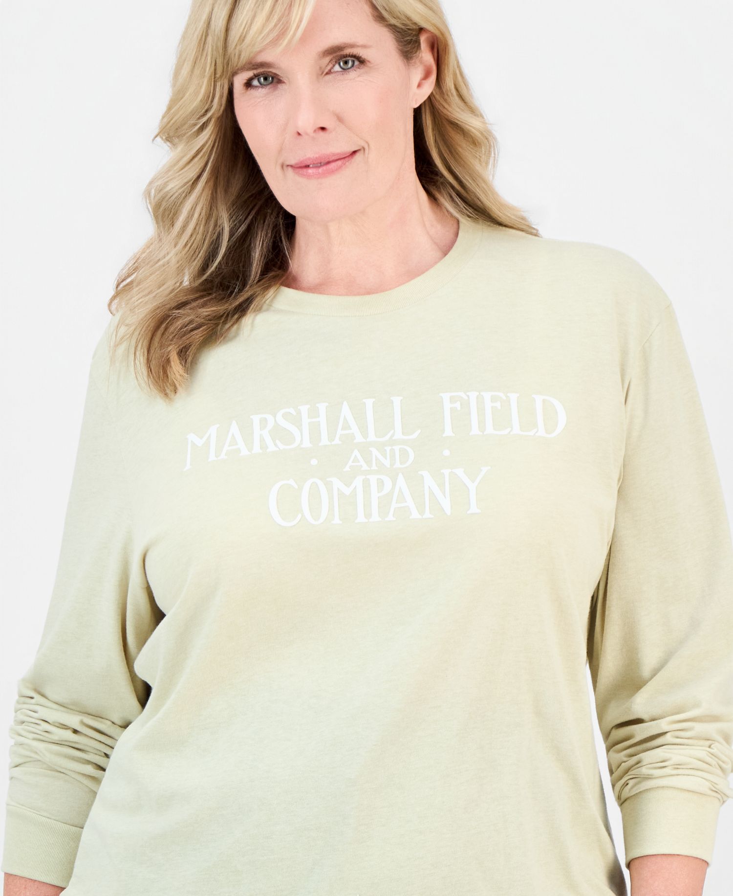 Adult Unisex Logo Crewneck Long-Sleeve Shirt